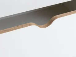 MAMMEN Kommoder|Kommoder|Kommode 5 skuffer smal hvid/eg