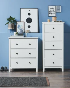 NORDBY Kommoder|Kommoder|Kommode 3 skuffer hvid