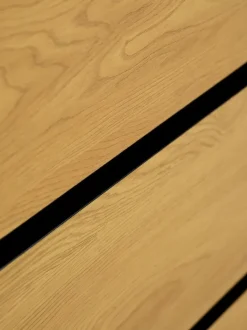 ODENSE Kommoder|Kommoder|Kommode 3 skuffer egefarve/sort