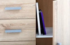 TAPDRUP Kommoder|Kommoder|Kommode 4 skuffer 1 låge Eg