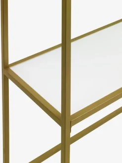 PANDRUP Konsolborde|Konsolborde|Konsolbord 30x110 hvid/guld