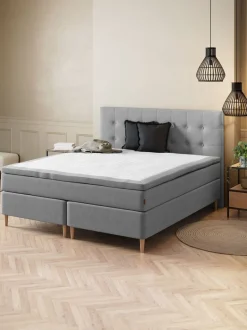 GOLD C75 LATEX Andre Størrelser|180 X 200 Cm|Kontinentalseng 180x200 M Grå-23