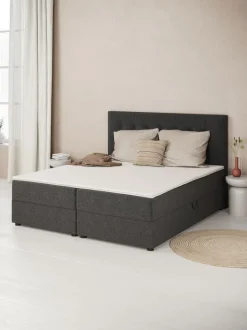 PLUS C40 STORAGE Andre Størrelser|180 X 200 Cm|Kontinentalseng 180x200 PLUS C40 m/opbevaring Grå-40