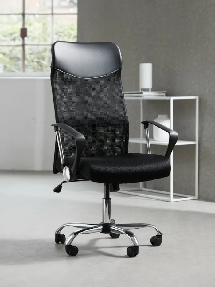 BILLUM Kontorstole|Kontorstol mesh Sort