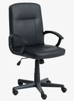 NIMTOFTE Kontorstole|Kontorstol sort kunstlæder/sort