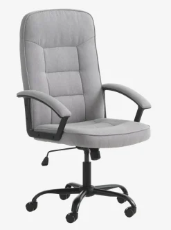 SKODSBORG Kontorstole|Kontorstol t stof/sort Grå