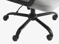 SKODSBORG Kontorstole|Kontorstol t stof/sort Grå