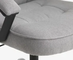 SKODSBORG Kontorstole|Kontorstol t stof/sort Grå