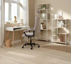 SKODSBORG Kontorstole|Kontorstol t stof/sort Grå