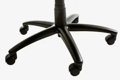 TAMDRUP Kontorstole|Kontorstol memory foam sort kunstlæder