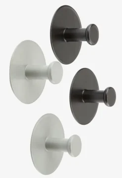 EKEDALEN Badeværelsesopbevaring|Personlig Velvære|Kroge stål 2 stk/pk assorteret