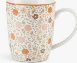 VETLE Service|Krus Ø8xH10cm 35cl m/blomster