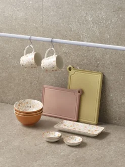 VETLE Service|Krus Ø8xH10cm 35cl m/blomster