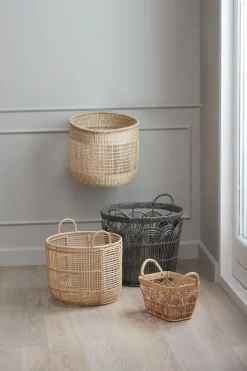 ALVAR Fletkurve Mv.|Kurv Ø35xH35cm natur