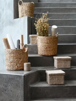 ARE Fletkurve Mv.|Kurv Ø35×H35 cm natur