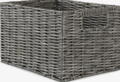 CASPERSEN Fletkurve Mv.|Kurv B20xL26xH16cm grå