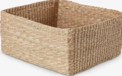 GUSTAV Fletkurve Mv.|Kurv B28xL28xH13cm natur