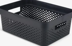 INFINITY Plastkasser|Kurv 11L plast Sort