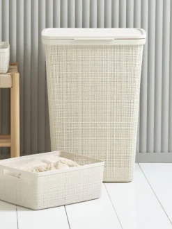 JUTE Plastkasser|Kurv 12L plast råhvid