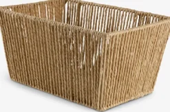 LARSEMIL Fletkurve Mv.|Kurv B23xL33xH17cm natur