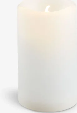 SOREN Led Lys|LED bloklys Ø6xH9cm hvid