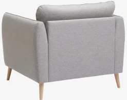 AARHUS Lænestole|Lænestol t stof Lysegrå