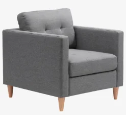 FALSLEV Lænestole|Lænestol gråt stof