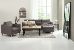 FALSLEV Lænestole|Lænestol gråt stof