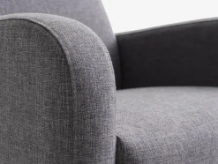 GEDVED Lænestole|Lænestol gråt stof