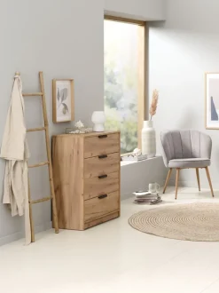 HOLMDRUP Lænestole|Lænestol grå/eg