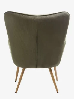 HUNDESTED Lænestole|Lænestol t fløjl/egefarve Grøn