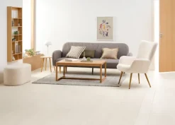 HUNDESTED Lænestole|Lænestol teddy/egefarve Råhvid