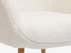 HUNDESTED Lænestole|Lænestol teddy/egefarve Råhvid