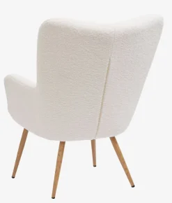 HUNDESTED Lænestole|Lænestol teddy/egefarve Råhvid