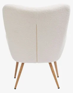 HUNDESTED Lænestole|Lænestol teddy/egefarve Råhvid