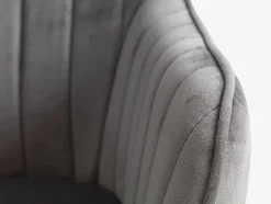 ONSEVIG Lænestole|Lænestol velour grå/sort