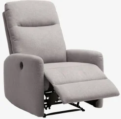 VONSILD Lænestole|Lænestol elektronisk lysegrå