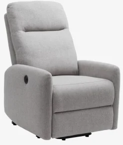 VONSILD Lænestole|Lænestol m/elektronisk løftefunktion lysegrå