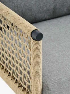 BAMLE Loungesæt|Loungesæt 4.5-pers. hurtigtørrende grå