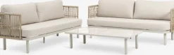 EJLBY Loungesæt|Loungesæt 5-pers. beige