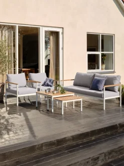 ODDESUND Loungesæt|Loungesæt 4.5-pers. hvid