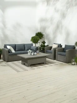 VEMB Loungesæt|Loungesæt 5-pers. grå