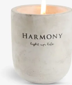 BOSSE Lys Og Servietter|Lys Og Servietter|Lys Ø8xH9cm lysegrå