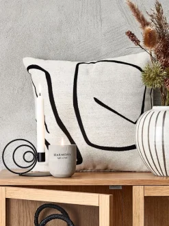 BOSSE Lys Og Servietter|Lys Og Servietter|Lys Ø8xH9cm lysegrå