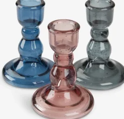 TORLEK Lysestager|Lysestage Ø7xH9cm assorteret