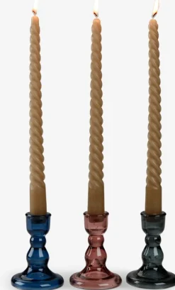 TORLEK Lysestager|Lysestage Ø7xH9cm assorteret