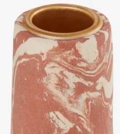 URBAN Lysestager|Lysestage Ø7xH10cm terrakotta