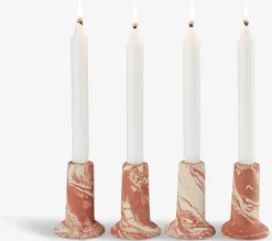 URBAN Lysestager|Lysestage Ø7xH10cm terrakotta