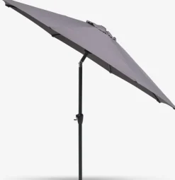 AGGER Parasoller|Markedsparasol Ø300 mørkegrå