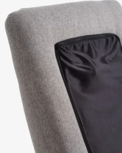 VONSILD Lænestole|Massagestol lysegråt stof